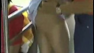 Asian Cutie In Train